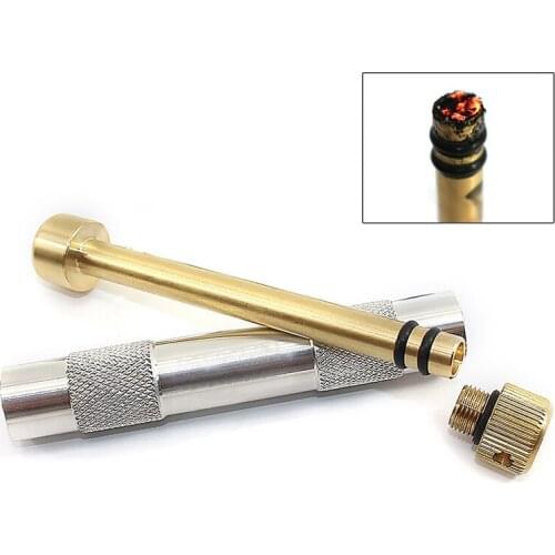 Outdoor Camping Piston Fire Starter Tube Flame Maker Fire Starter Tube Air Compression Torch Emergency Survival Tool Portable