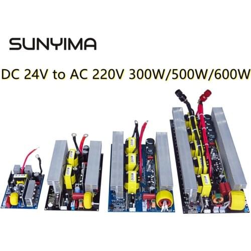 SUNYIMA Pure Sine Wave Inverter Board DC 24V to AC 220V 300W/500W/600W Pass Technical Tested High Quality
