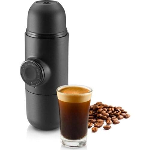 KCASA KC-COFF20 Portable Manual Coffee Maker Hand Espresso Maker Mini Coffee Machine Coffee Pot Outdoor Travel design