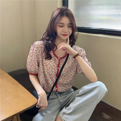 QOERLIN New Arrival Princess Puff Sleeves 2021 Vintage Prom Brief High Quality Summer Lady OL Elegant Sweet Shirts Tops Blouse