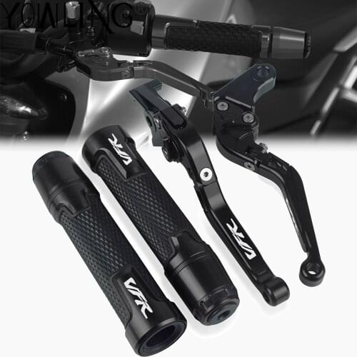 For Honda VFR750 F R FH FV 1986-1998 1997 1996 1995 1994 Motorcycle Accessories Brake Clutch Levers Handlebar Hand Grips ends