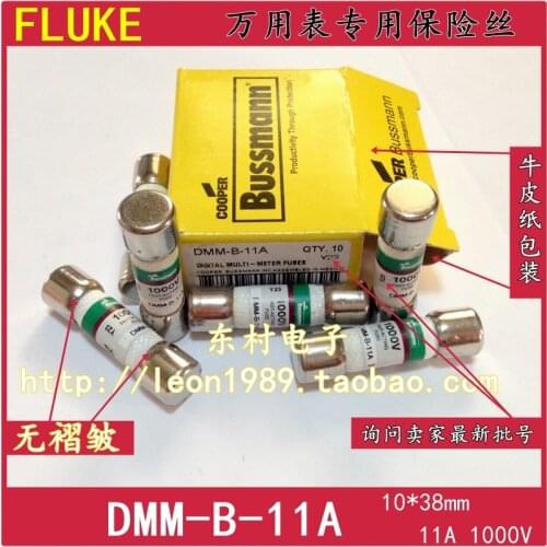 [SA]- - Multimeter Fuses BUSS FUSE DMM-B-11A DMM-11A 1000V--30pcs/lot