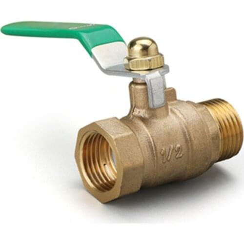 Thicken Brass Ball Water Control Valve Hose Tap Hydrovalve 1/2 1/4 3/8