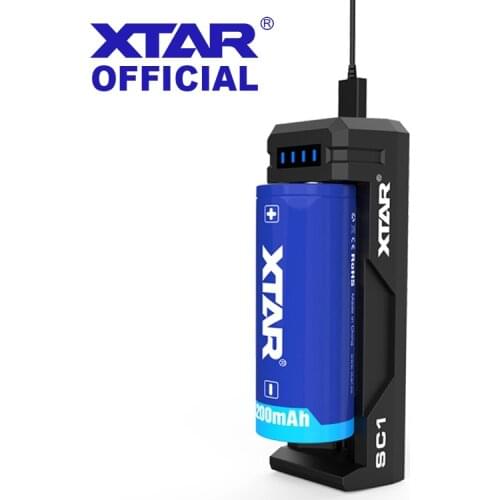 XTAR Battery Charger MC1 MC1PLUS SC1 USB Charger Charging For Rechargeable Li-Ion Batteries 22650 26650 18700 20700 21700 18650