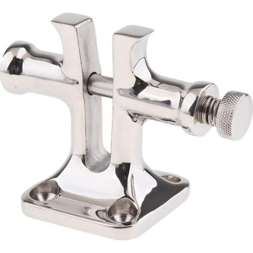 Mirror Polished Split Bollard Cleat with Spring Loaded Captive Locking Pin