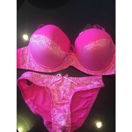 Coffee brown classic color bra sets for women great size big plus large cup C DD E F G Lingerie push up bras set fox B3