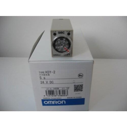 [ZOB] New original OMRON Omron time relay H3Y-2 5S DC24V 8 feet timer --5PCS/LOT