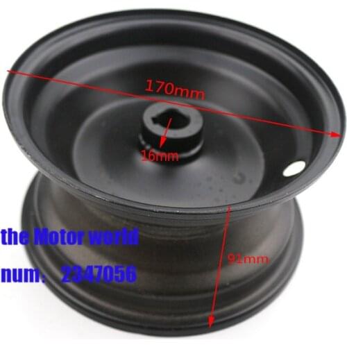 1PC Motorcycle Tuning Parts ATV 6 inch front wheel rims hoops 145 / 70-6 ATV tire rims free shipping