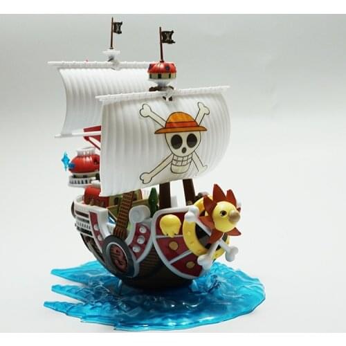 1pc OP Thousand Sunny Pirate Ship Boat Model Toys Display for Children
