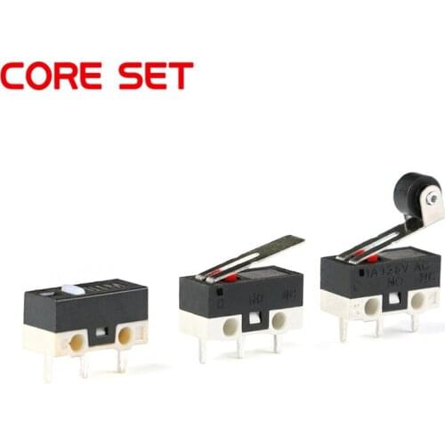 10PCS Limit Switch Mini Micro Mouse Button Tact Switch 1A 125V AC 3Pins Microswitch