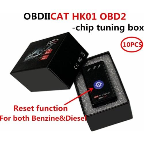 10pcs Super OBD2 Nitro OBD2 Chip Tuning Box Cars Plug and Drive OBD 2 More Torque/ More Power NitroOBD2 Interface