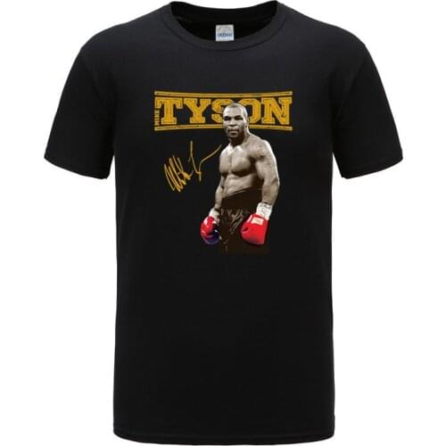 2021 cotton Mens T shirts Print T-shirt Summer Mike Tyson Iron Mike Boxen Boxing Champion T-Shirt alle Groben NEU Print