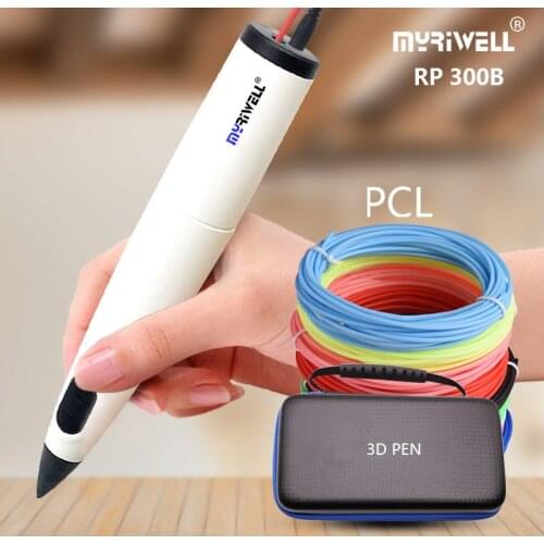Myriwell PR 300B Low Temperature 3D Pen With PCL Filament Christmas / Birthday GiftS ,USB power supply, low temperature safety