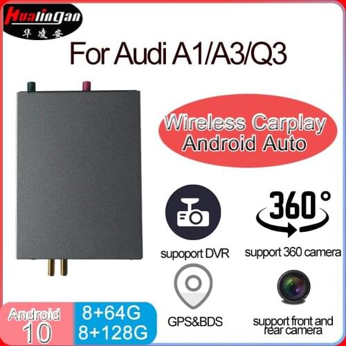 Hualingan For Audi Q3,Android car multimedia system decoder that can upgrade original screen