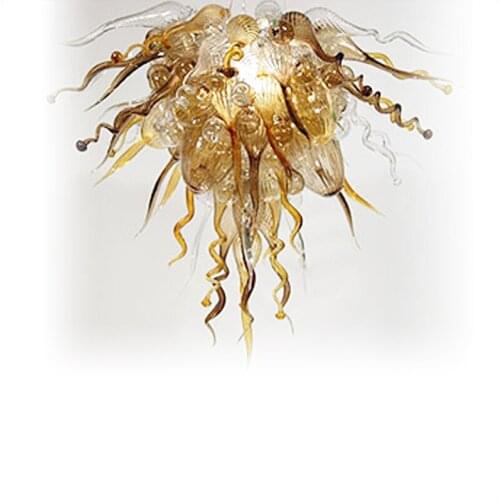 Antique Indoor Lighting Led Light Source Tiffany European Multi Colored Ceiling Light