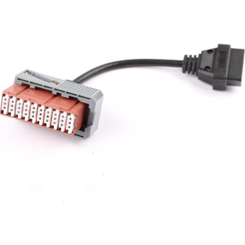 Free Shipping Lexia3 PP2000 PSA XS Evolution 30Pin Cable OBD2 EOBD Lexia 3 30 Pin OBDII Diagnostic Cables For Peugeot/Citroen