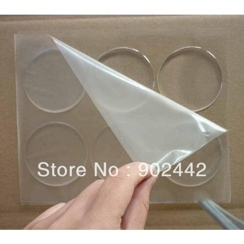 Free Shipping Wholesale 1000 pcs/Lot 50.8 mm or 2" Round Clear Epoxy Sticker Bubbles For DIY Crafts Making