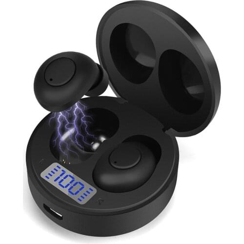 Wireless Earbuds with Premium Sound, Bluetooth 5.0 Earphones in-Ear with Charging Case Easy-Pairing Stereo Calls/Built-in Microp