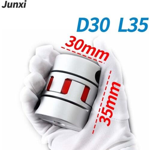 GR GS14 D30L35 series1PCS Flexible plum clamp coupler shaft size CNC Jaw shaft coupling 5/6/8/9.525/10/12/12.7/14/15/16mm