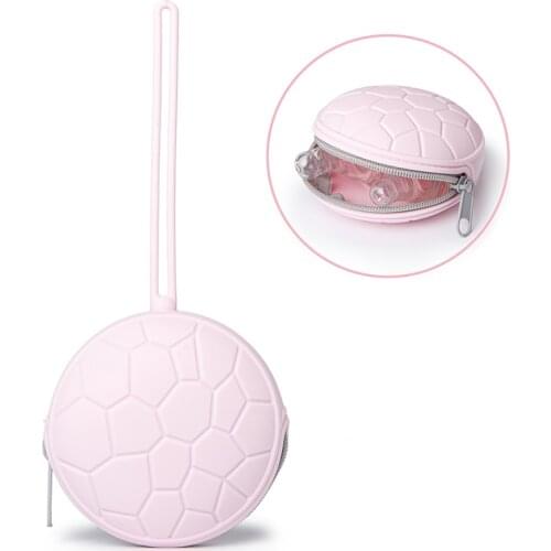 Soboba Pacifier Pockets Soft Silicone Storage with Baby Stuff Clean Handy Paci Holder Solid Soother Holder Safe Easy to Clean