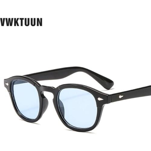 VWKTUUN Sunglasses Men Women Oversized PC Frame Sun glasses For Males Eyewear Driver Round Glasses Star Style Sunglasses