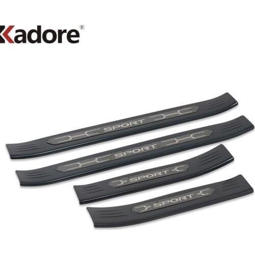 For Toyota RAV4 RAV 4 2019 2020 2021 Stainless Steel Outside Door Sill Protector Pedal Scuff Plate Cover Trims Accessories