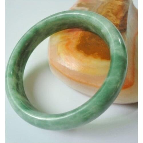 Jade Bangle Bracelet Fashion Women Chinese Jewelry Amulet Charm Gifts for Men Green 5A+ Natural