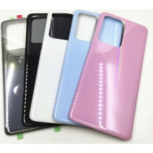 New Original Rear Glass For Samsung Galaxy S20 Ultra 5G Version Back Battery Cover Door Panel Housing Case
