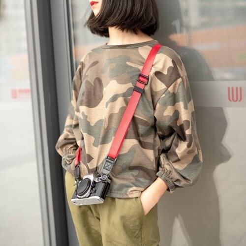 Camera Strap Durable Adjustable Nylon Shoulder Neck Rope Belt Hanging for Sony Nikon Canon Fujifilm DSLR Mirrorless Cameras