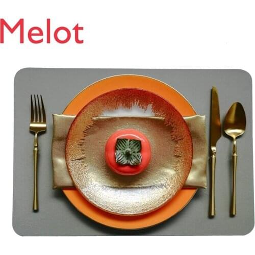 Modern Sample Room Tableware Set European and American Style Western Cuisine Plate Model Room Warm Color Plate Soft Decoration