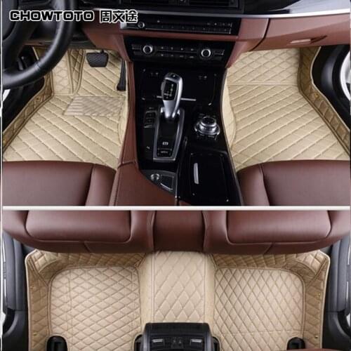 CHOWTOTO AA Custom Special Floor Mats For Ford Fusion Sedan Waterproof Carpets For Fusion Sedan