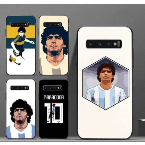 Diego Armando Maradona Argentina Phone Case For Samsung A40 S10 A50 A51 A71 A20S S8 S9 Plus note 20 ultra