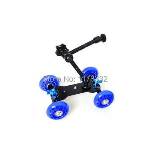 700d 750d 30d 40d 50d 60d 60da 70d 7d Camera Rail Car Table Dolly Car +7"Inch Magic Arm free shipping worldwide +tracking number