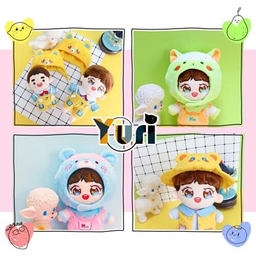 Yuri kpop star suits clothes costume fit for Plush Stuffed Doll Toy Accessory Cute cosplay creative cos Gift C