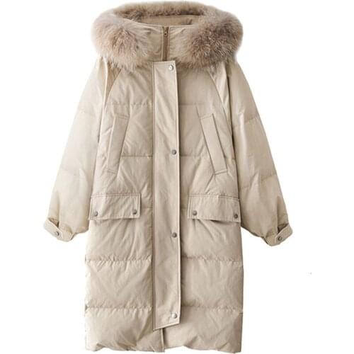 Cotton Clothing Female 2020 New Winter Jackets thicken Warm Coat Hooded fur Collar Down Jacket Women Winter Parkas Overcoat V919