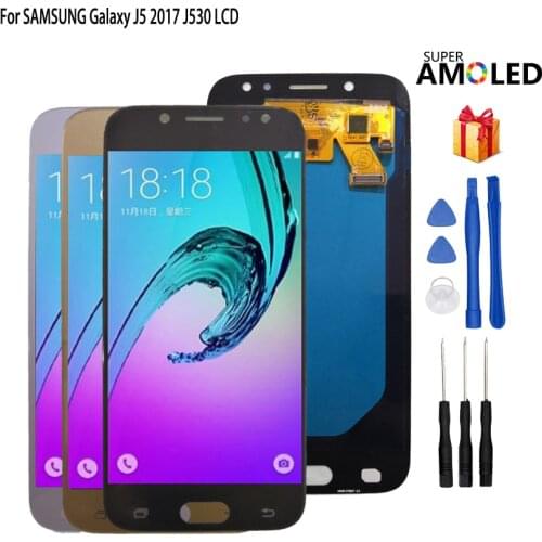 For SAMSUNG Galaxy J5 2017 J530 J530F LCD Display Touch Screen Digitizer Assembly For SAMSUNG Galaxy J530 LCD Display AMOLED