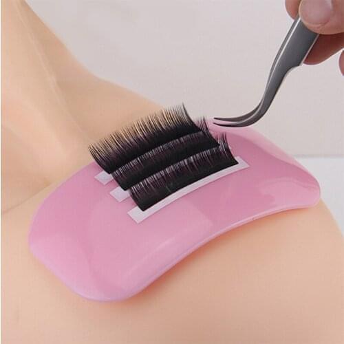 100pcs Grafting Fake Eyelash Silicone Pad False Eyelashes Holder Maquiagem Forehead girl Reuseable Health Beauty Tools