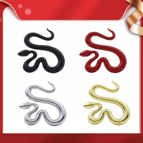 3D Premium Snake for Wrangler JK Commander Renegade Liberty Compass car Engine Hood Fender trunk Decal Emblem Badge Sticker