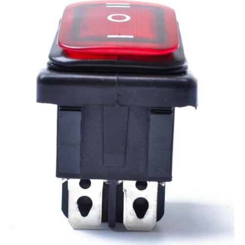 4pcs 6 Pin 3 Position Rocker Toggle Switch Breaker Waterproof Plastic