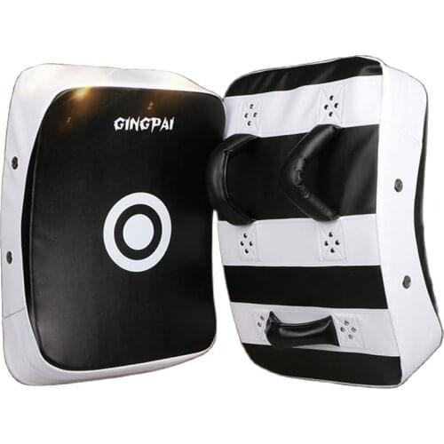 57*38*12cm Big Strike Shield kick pads MMA punching mitts Taekwondo boxing Foot Target Boxing Hand padded curved training pad