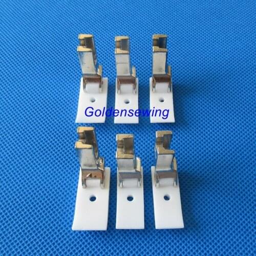 6 Non-stick coating INDUSTRIAL SEWING MACHINE PIPING FOOT 1/8",3/16" 1/4" for JUKI BROTHER