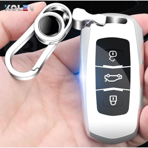 Soft TPU Car Remote Key Case Cover For Geely Atlas Boyue NL3 EX7 Emarand Global Emgrarand X7 SUV Borui GC9 Key Holder Shell Fob