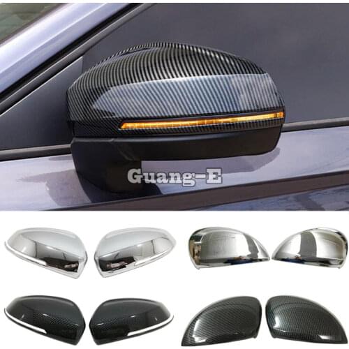 For Volkswagen Tiguan L TiguanL MK2 2016 2017 2018 2019 2020 Decoration Car Rear View Rearview Side Glass Mirror Trim Frame