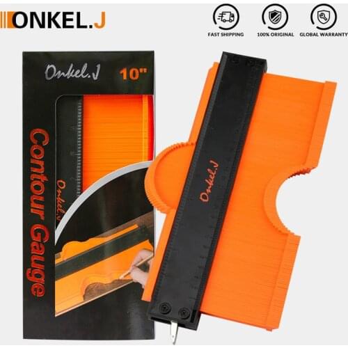 Contour Gauge with Lock Woodworking Profile Duplicator Tool Alloy Edge Shaping Wood Measure Ruler Laminate Tiles Meethulp Gauge