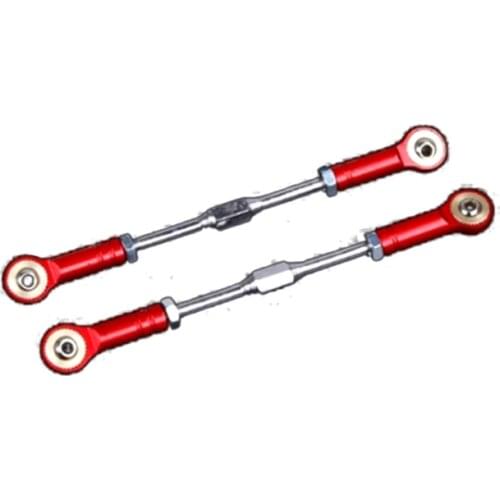 NEW-CNC Metal Steering Pull Rod for 1/8 HPI Racing Savage XL FLUX Rovan TORLAND Brushless Truck Parts