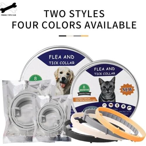 Flea Tick Collar For Cat Dog Pet Deworming Collar Insect Mosquitoes Repellent Plastic Adjustable Comfortable Safe
