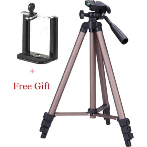WT3130 Camera Tripod Stand with Rocker Arm Bracket Mount Monopod Styling Accessories for Canon Nikon DSLR Camera Camcorder
