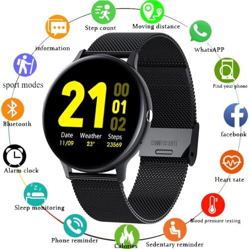 LIGE Smart Watch Men Women IP68 Waterproof Multiple Sports Mode Heart Rate Bluetooth Call Men Smartwatch For Huawei Xiaomi IOS