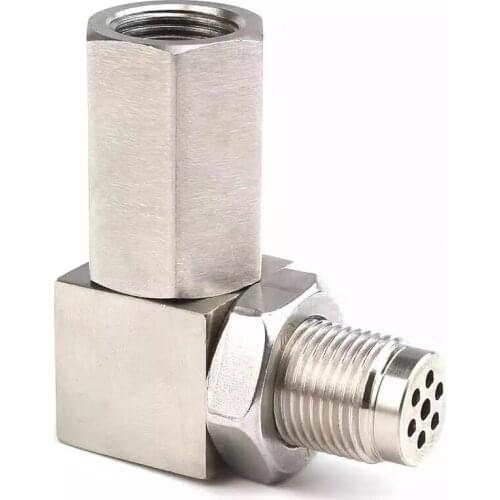 Universal Oxygen Sensor Extender 90 Degree 02 Bung Extension Catalytic Converter O2 Oxygen Sensor Spacer