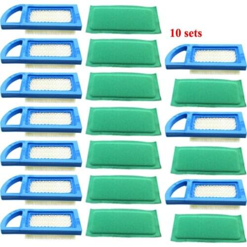 XLSION 10x Air Filter For Briggs Stratton 613022 650821 697152 698413 797007 794421 5079 4213 697292 4212 21A902 21A907 21A977